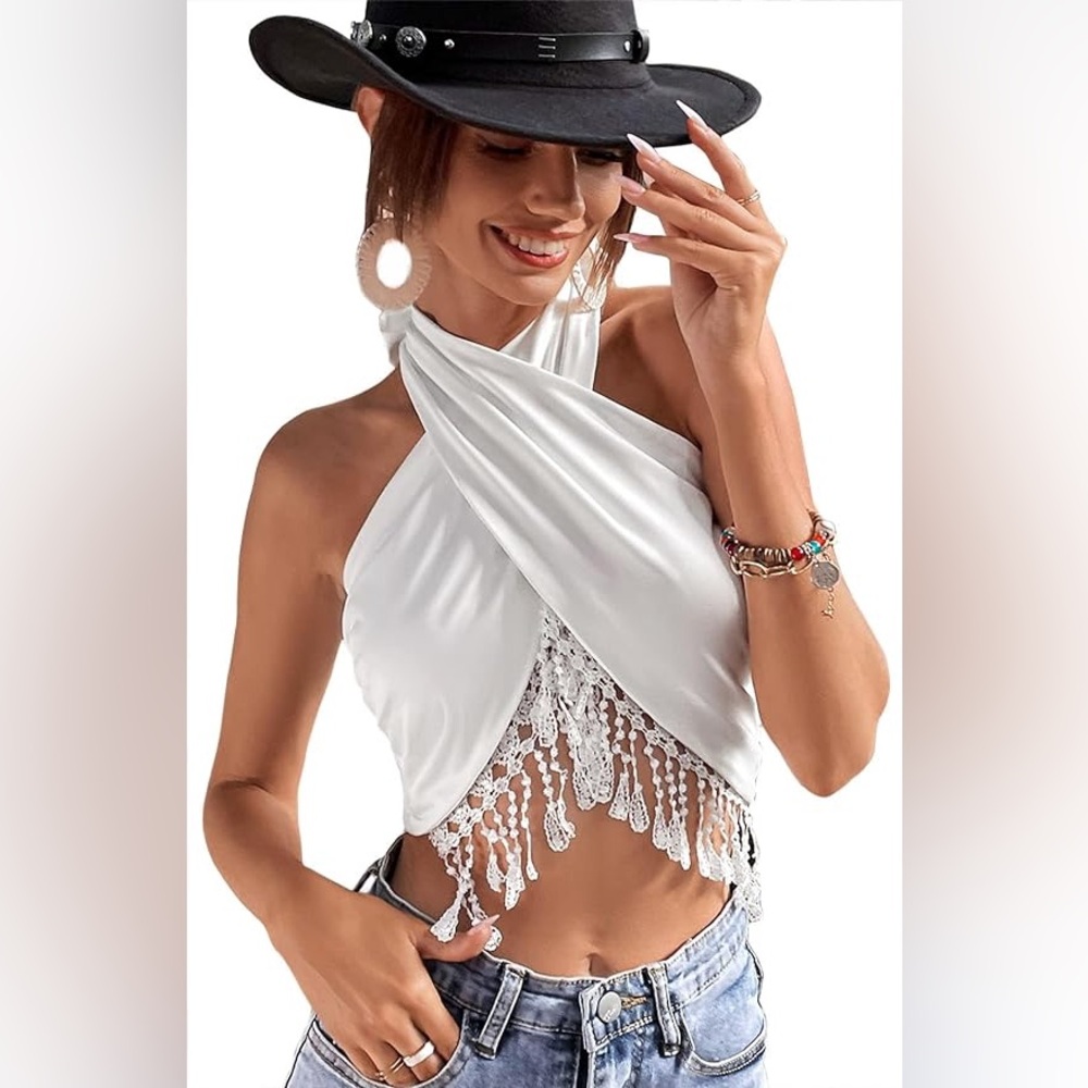 ⭐️ Halter Crop Top